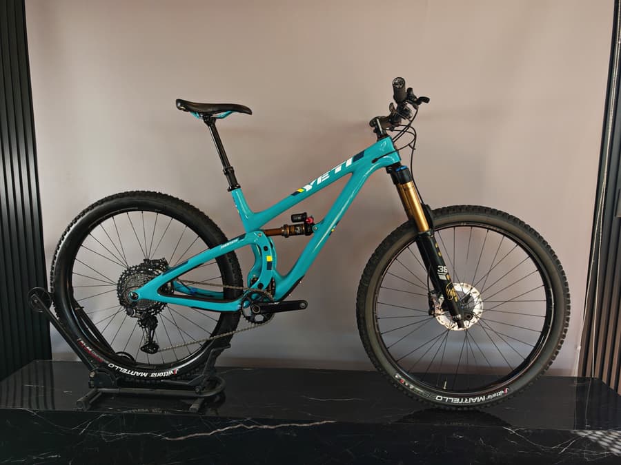 Yeti SB55 TURQ CARBON KIT FOX KASHIMA, foto 1